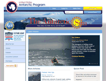 Tablet Screenshot of antarcticsun.usap.gov